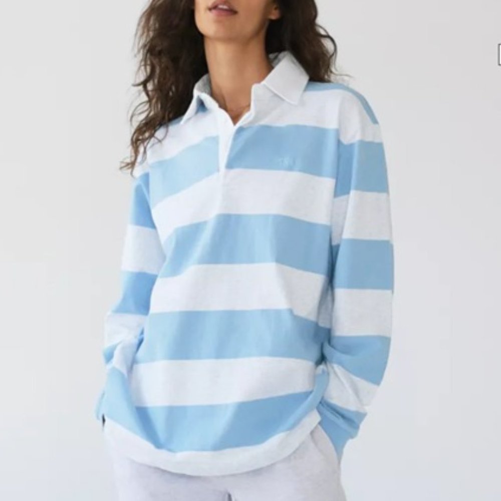 Aritzia Tna Striped rugby longsleeve shirt - brand new